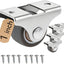 Ruedas goma para cajones fijos 1pulg set4 carga130lb