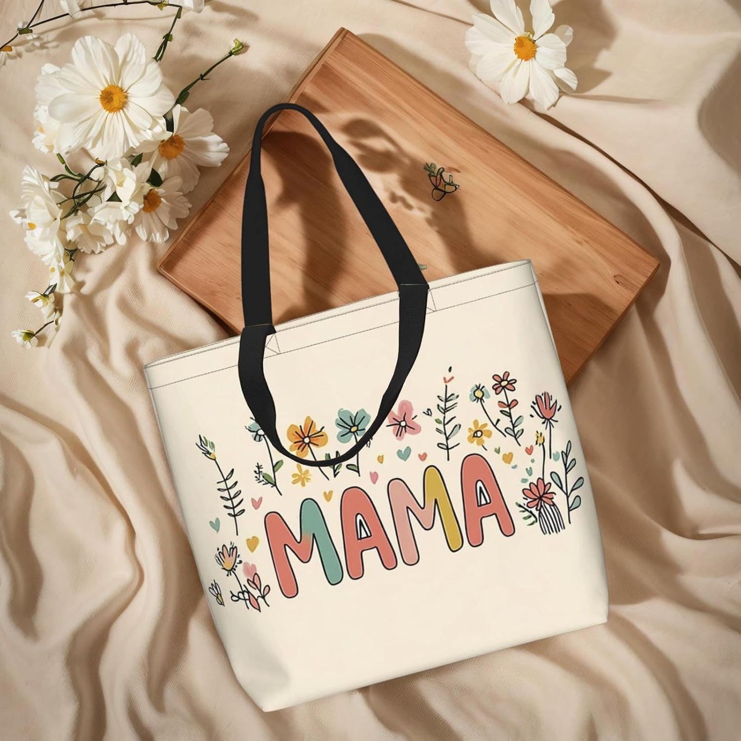 Bolsa mano para mamá con cremallera reutilizable