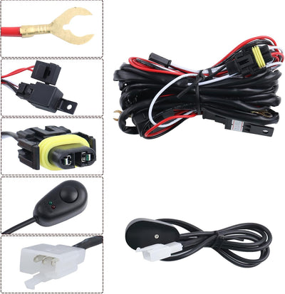 Conjunto luz antiniebla LED kit cableado para RAM2023