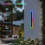 2 Lámparas Pared LED RGB 32" Exteriores Control Remoto