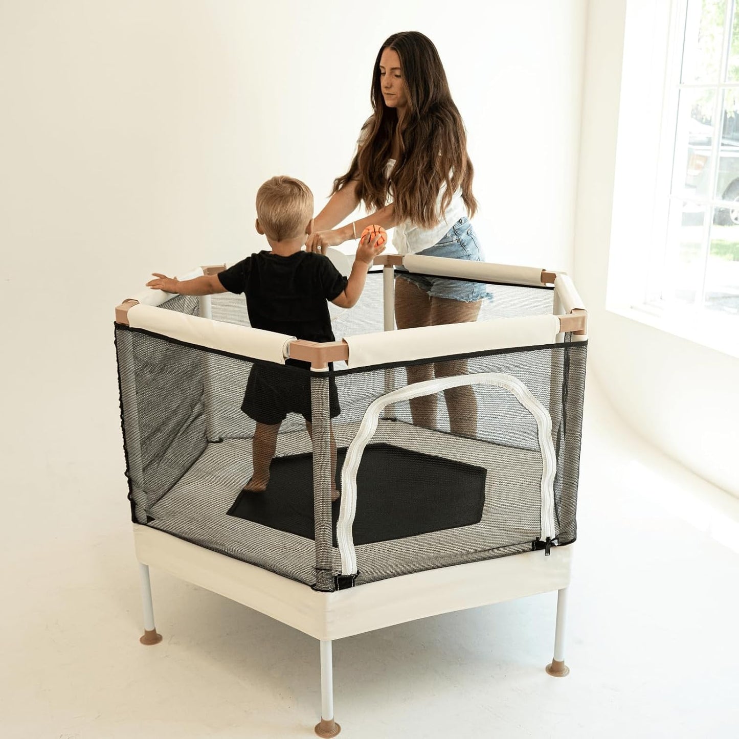 Trampolín para niños red seguridad 220lb