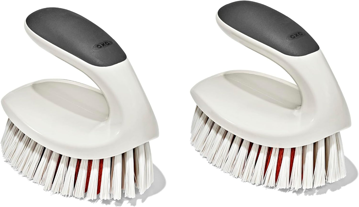 Cepillo multiusos para limpieza de grietas y baños set 2