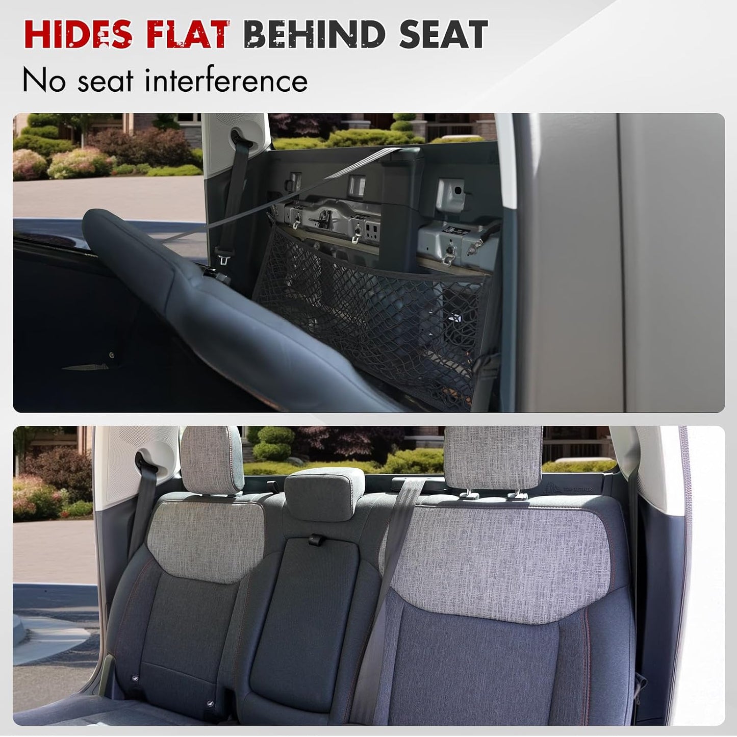 Red elástica asiento trasero Ford Maverick 22-25 antiderrap