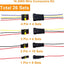 Conectores eléctricos 16 AWG 1/2/3/4 pines 26 kits