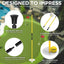 Mástil golf mini bandera verde 3piezas set portátil
