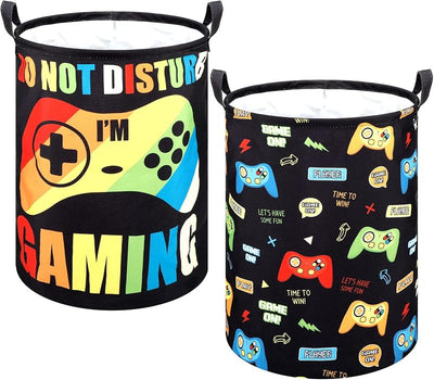 2 Pzas Cesta Ropa Sucia Gamer para Niños Almacenamiento