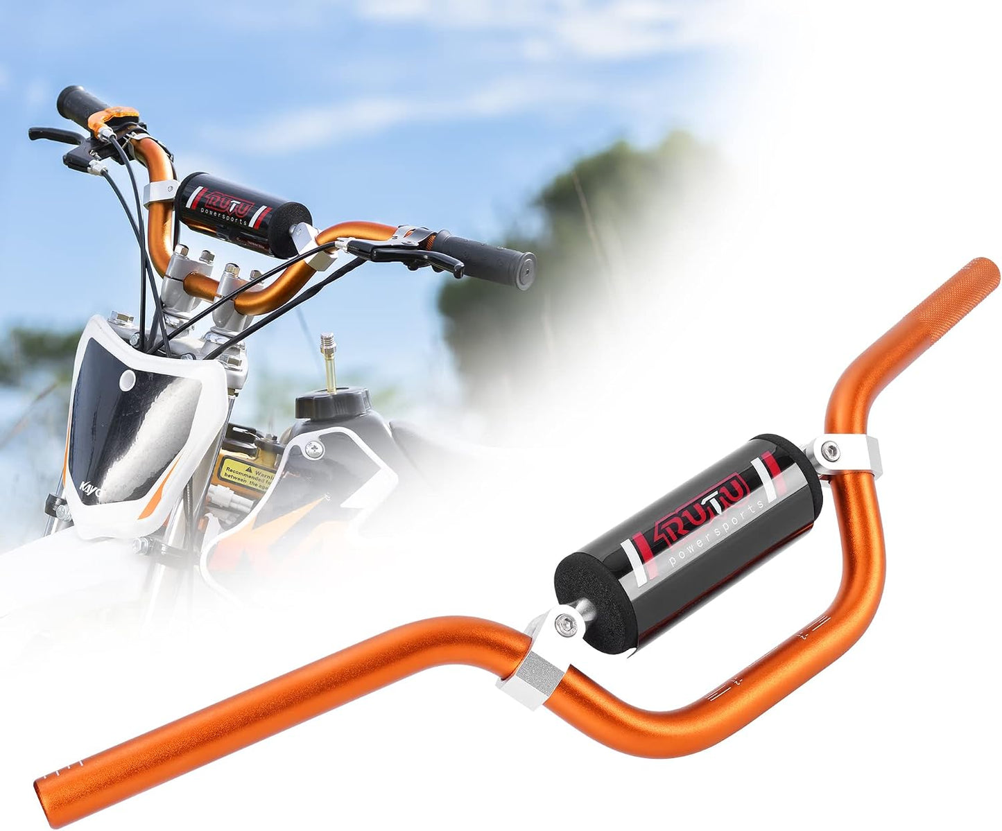 Manija 7/8pulg para moto cross niños con espuma