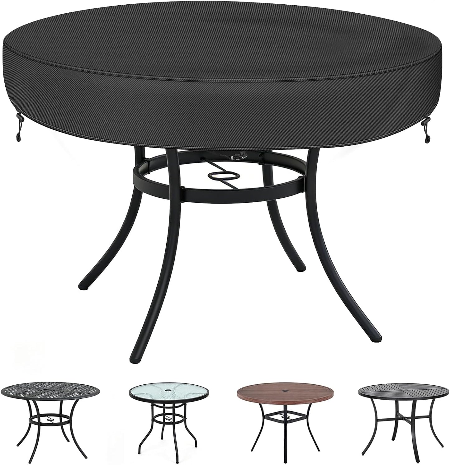 Cubierta mesa bar redonda impermeable anti-UV 30-32"