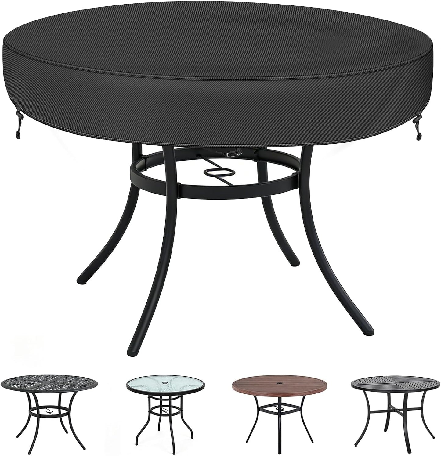 Funda mesa redonda exterior impermeable anti-UV 40-42"