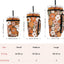 Funda neopreno reutiliz. para taza 16-32oz flor bohemia