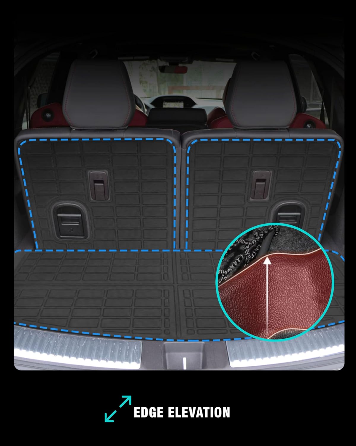 Alfombrilla carga Acura MDX 14-20 maletero