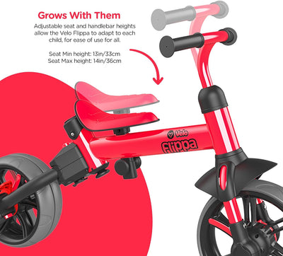 Velo Flippa Triciclo Convertible Bicicleta 4en1 2-5 Años