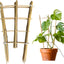 Enrejado bambú 16pulg para plantas trepadoras set 6 con lazos