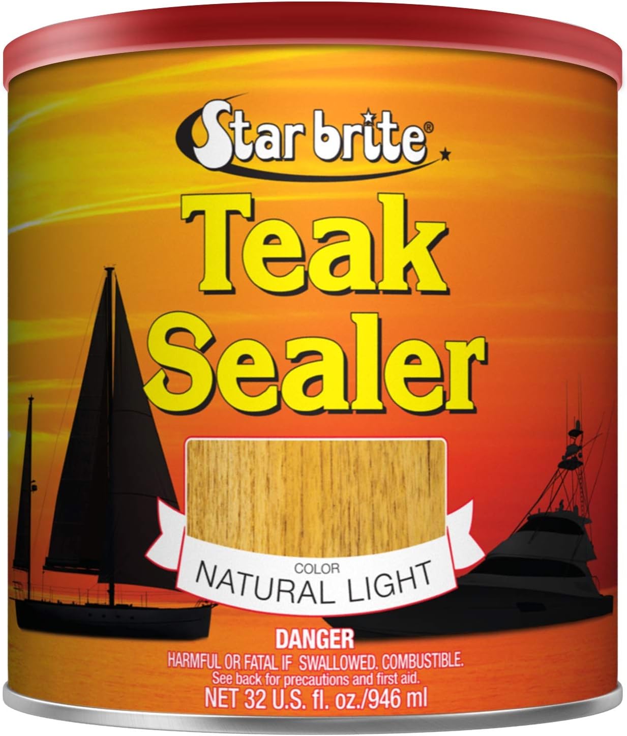 Sellador teca sin goteo protección duradera 32oz