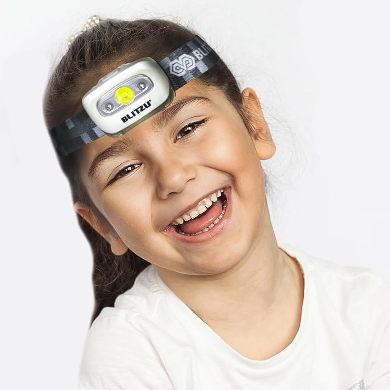 Linterna LED minero impermeable luz roja diadema
