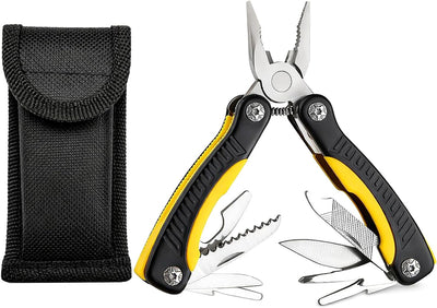 Cuchillo multiherramienta 11en1 compacto con alicates y funda