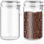 2 Tarros Plástico 50oz con Tapas para Nueces Café Azúcar