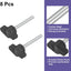 8 Pomos T de Acero Carbono M4 1.378pulg para Reemplazar Perilla