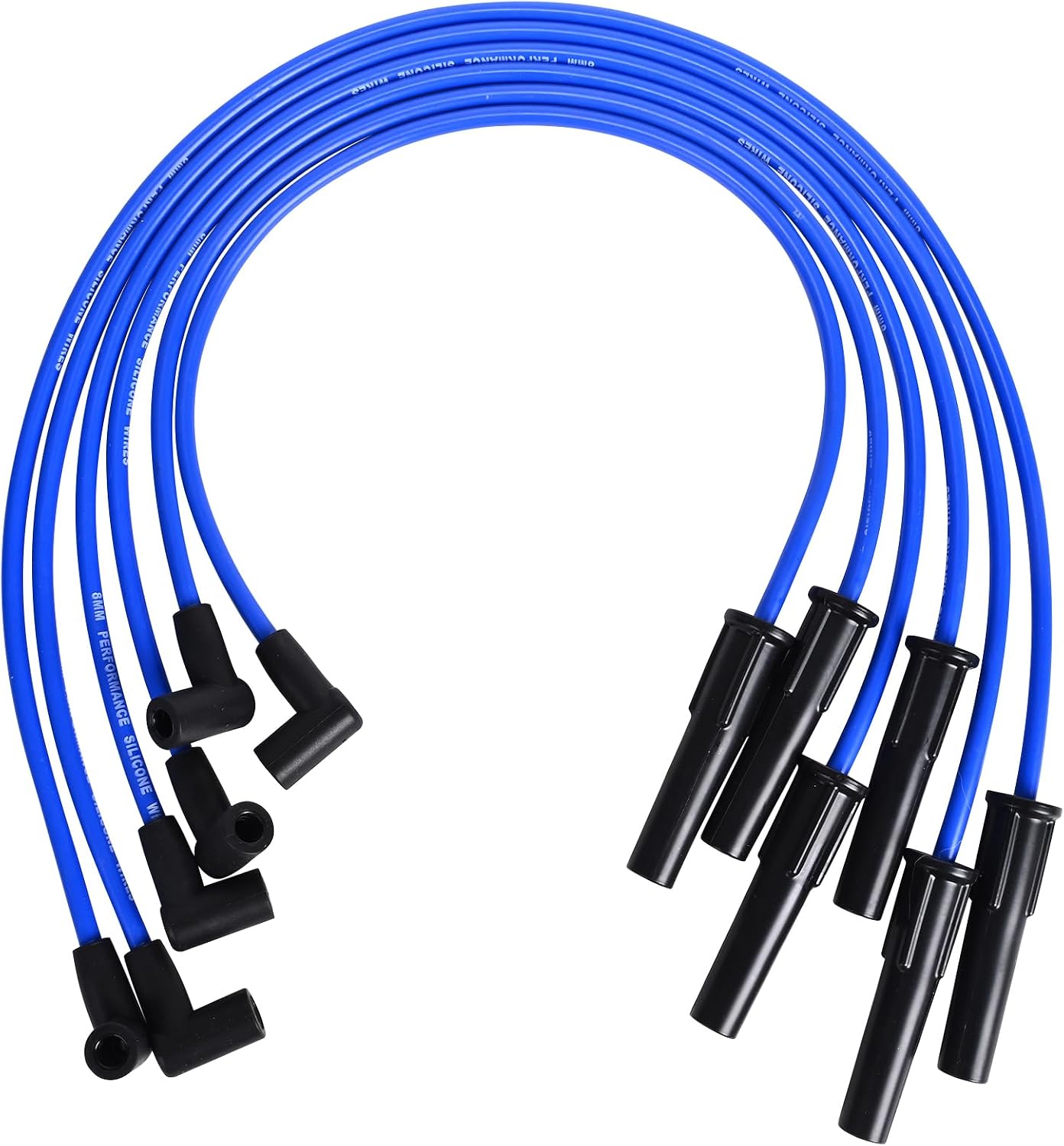 Set cables bujía silicona repuesto azul Buick Dauntless V6