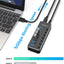 Hub USB 3.0 7 puertos aluminio 5V PC portátil negro