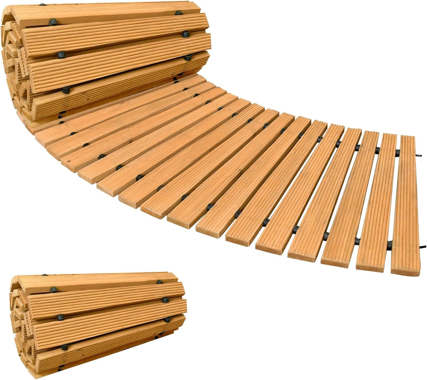 Camino jardín madera 6ft antiderrap exterior