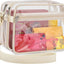 Bolsa mensajero transparente 2 compartimentos para eventos