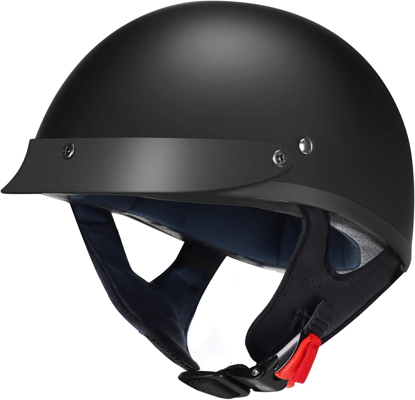 Medio casco M15 negro mate XL