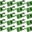 20 Conectores Plástico Ajustables Hebilla Ratán 0.433pulg
