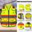 Chaleco seguridad reflectante clase 2 alta visibilidad