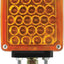 Luz pedestal 2 cara ámbar/rojo 77624