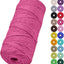 Cuerda yute 0.079pulg 328ft 3 capas colores