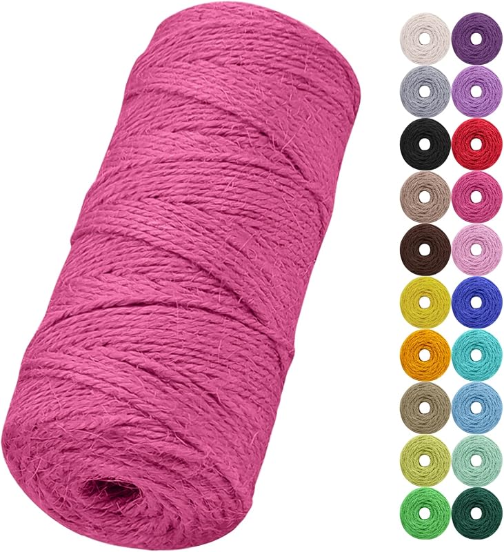 Cuerda yute 0.079pulg 328ft 3 capas colores