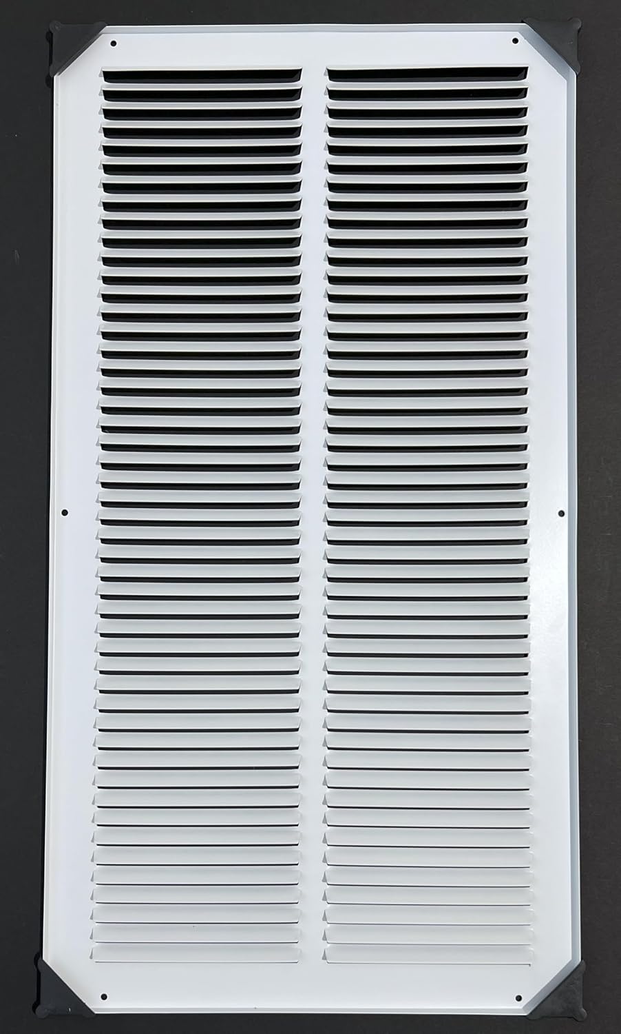 Rejilla ventilación pared techo 12x24 acero estampado blanco