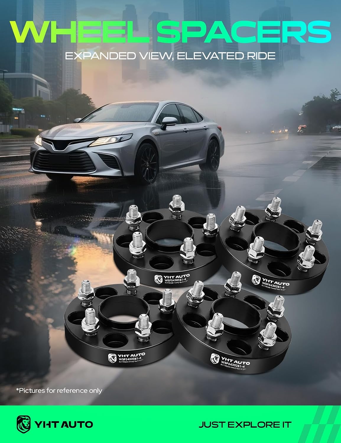 Espaciadores céntricos 5x110mm para Chevrolet Malibu HHR