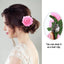 9 Broches Rosas Mexicanas Rosadas para Cabello Bodas Fiestas