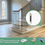 Moldura zócalo pared set 8 blanca 32 ft PVC