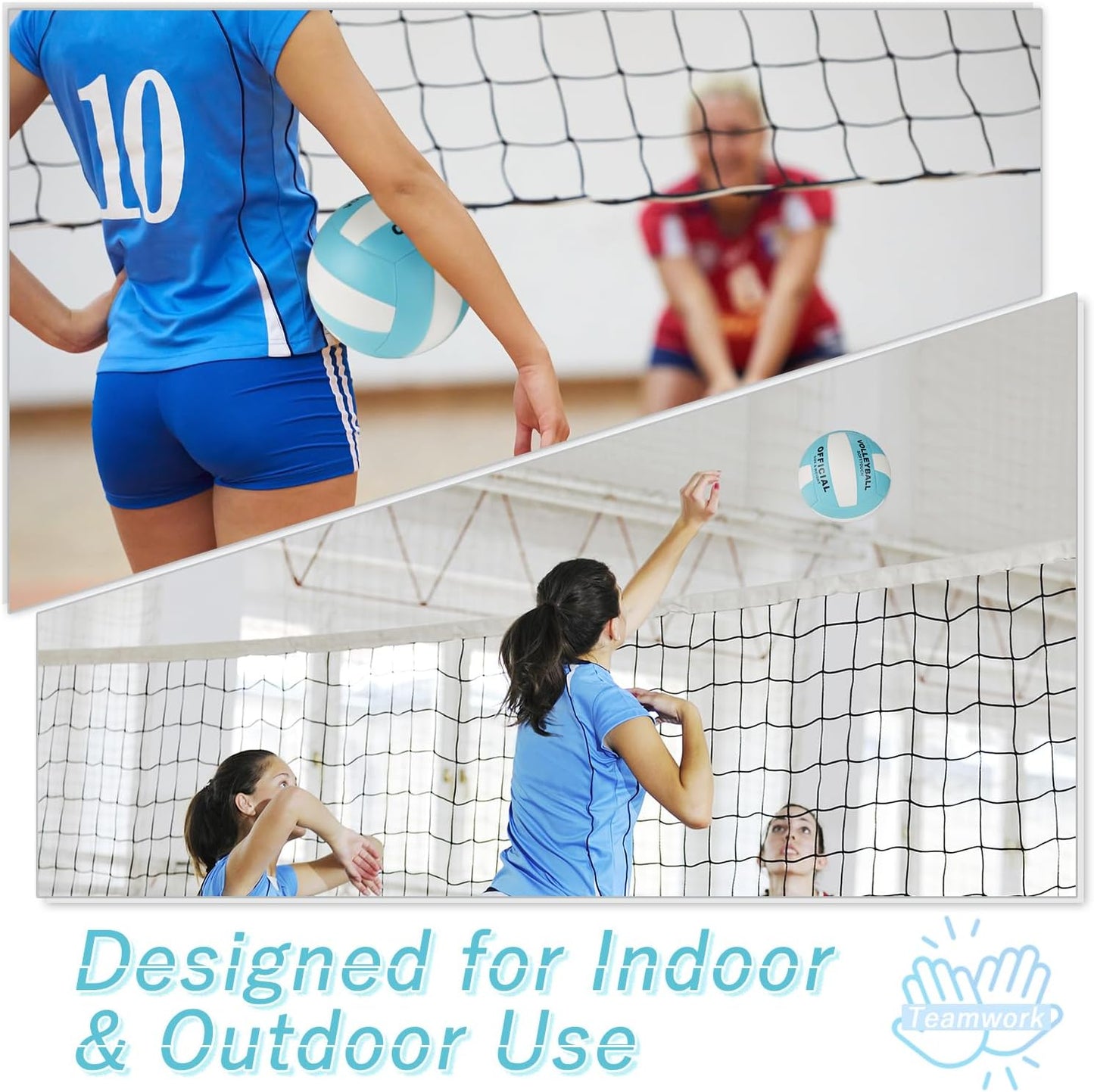 Pelota voleibol suave para adultos interiores exteriores