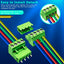 30 Pzas Conector Phoenix 4 Pin 0.200pulg