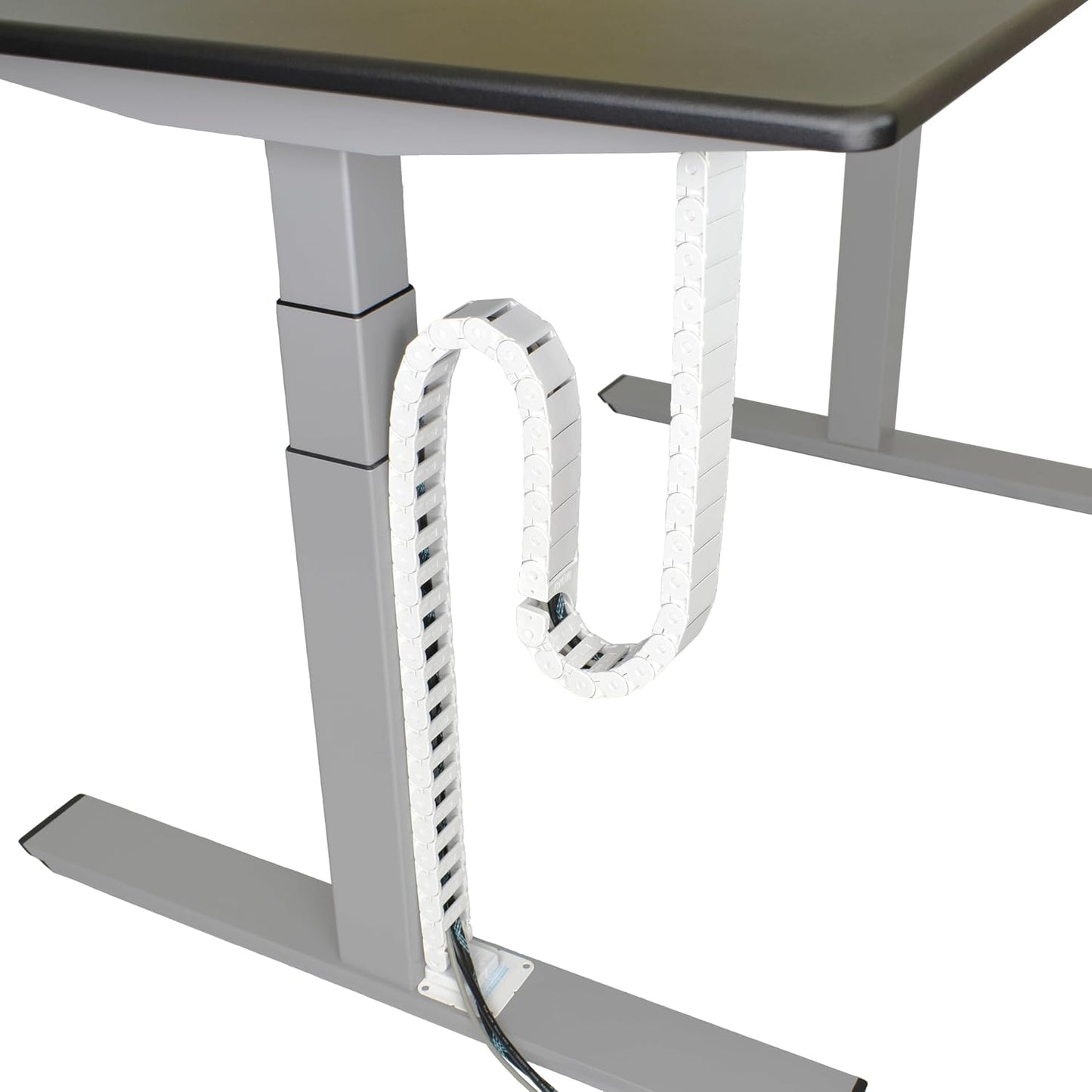 Canal flexible para cables escritorio ajustable