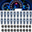 20 Bombillas LED T5 para salpicadero con enchufe giratorio