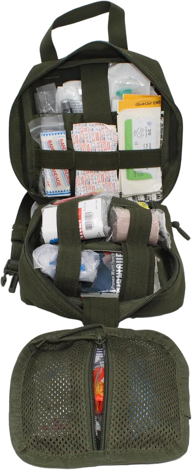 Kit primeros auxilios control hemorragia trauma