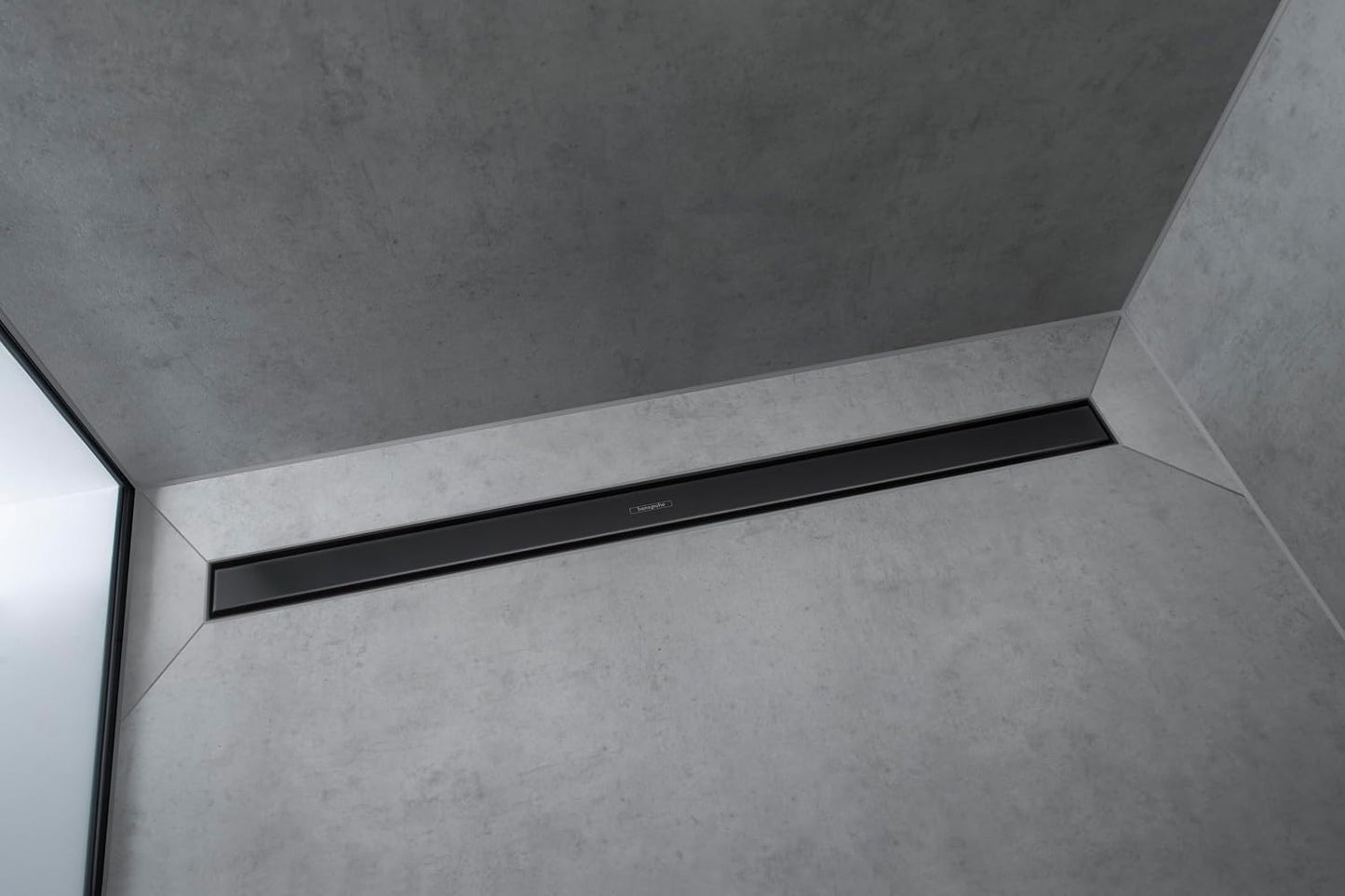 Drenaje ducha lineal 47 1/4pulg acero inox negro mate