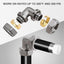 Kit accesorios aire compresor 3/4" 3 en T y 6 codo