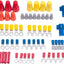 Set 80PC Conectores alambre multicolor