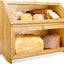 Panera doble capa bambú natural para encimera cocina