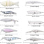 Kit señuelo pesca blanco 249 piezas sin pintar accesorios