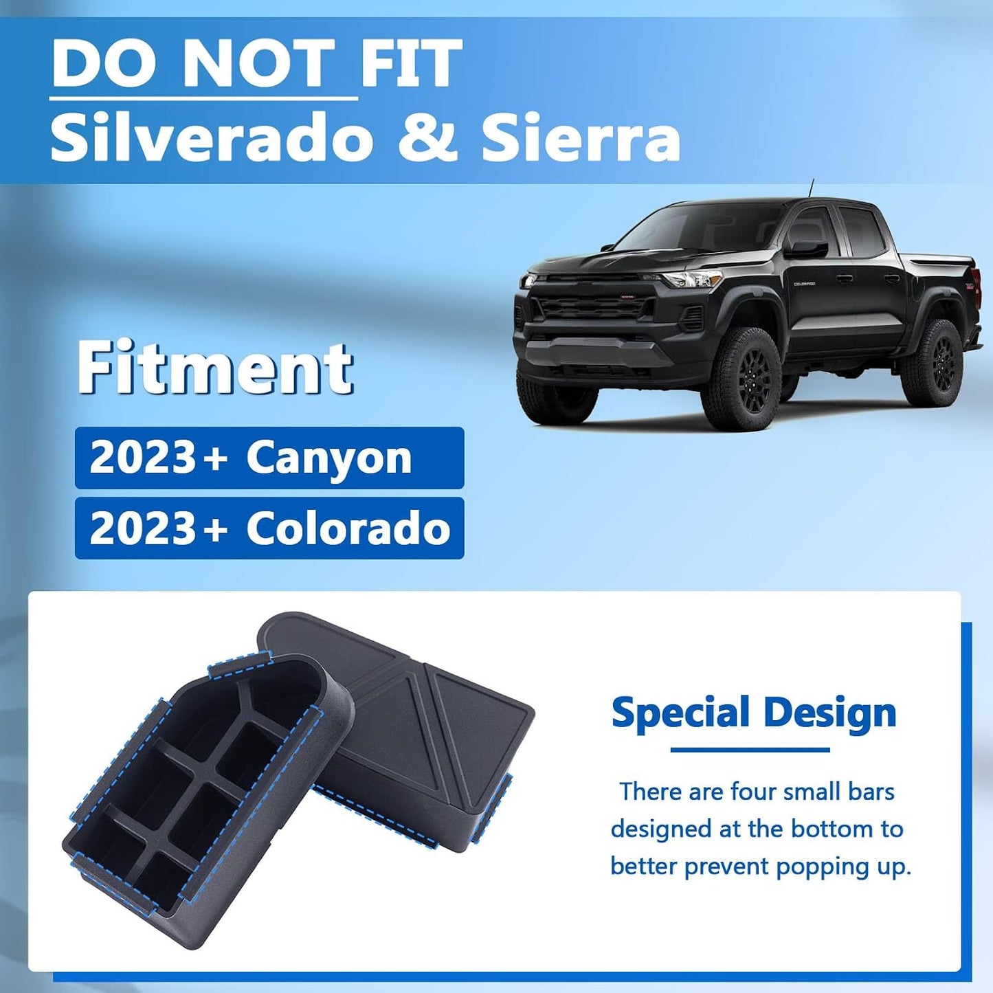 Cubiertas silicona Chevy Colorado/GMC Canyon 23-26