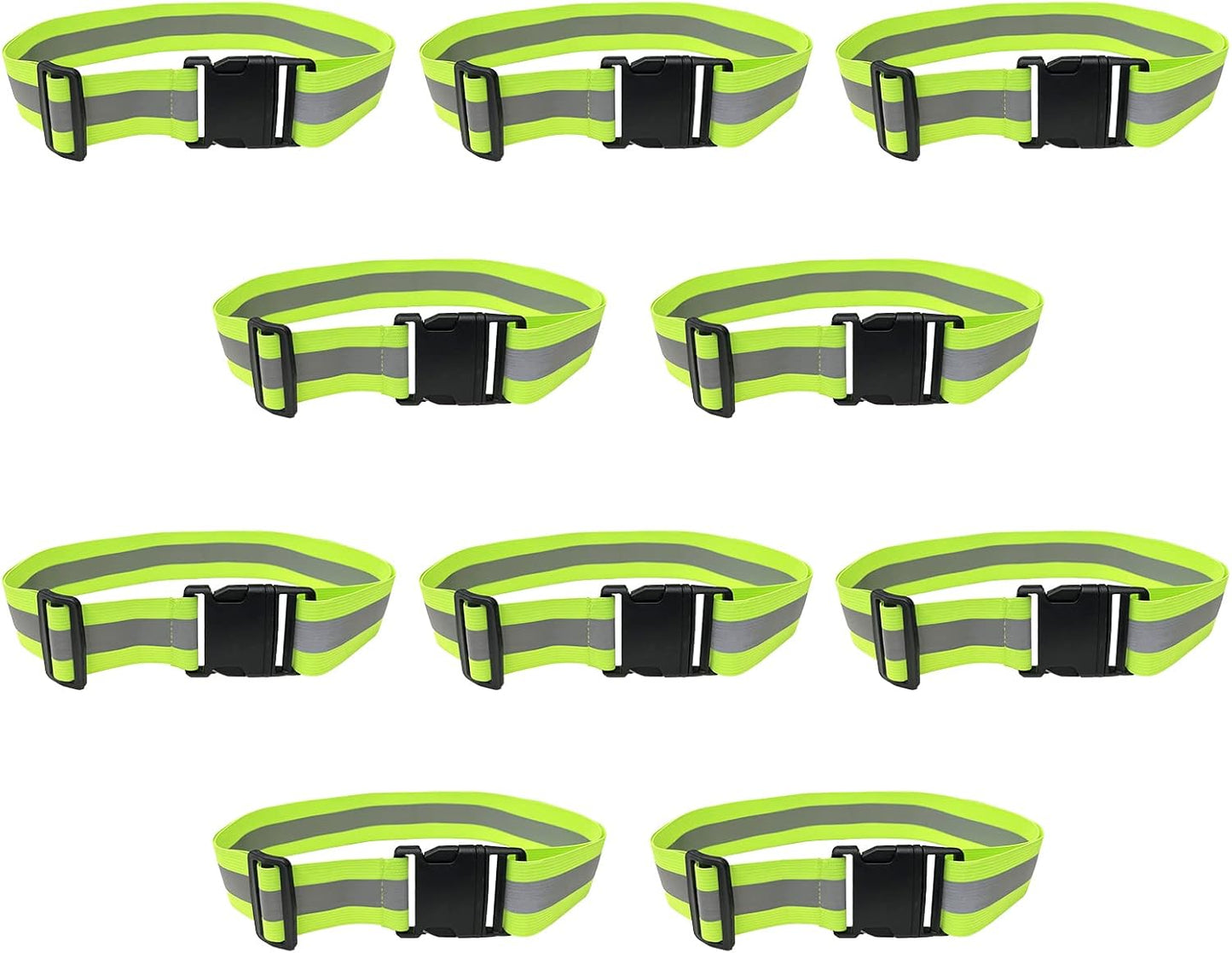 Chaleco reflectante para correr con correas de seguridad