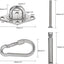 Ganchos hamaca 1100lb 2 Pzas kit colgar columpio pared