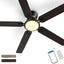 Ventilador techo inteligente 52" control Alexa
